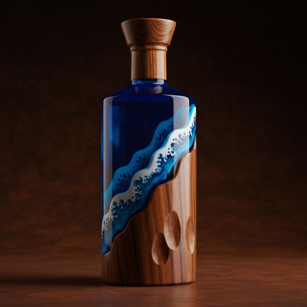 Sapphire Wave Bottle